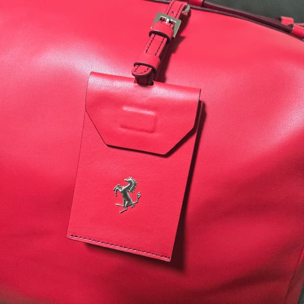 페라리 레드 정품 보스턴백