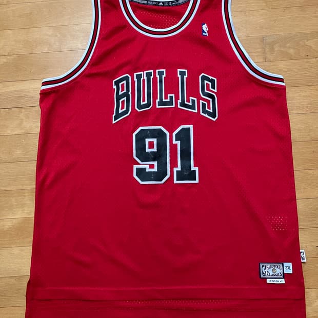 시카고불스 데니스 로드맨 2XL 농구 저지