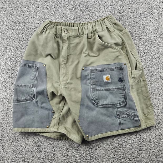 칼하트 밴딩 더블니 커스텀 워크 카펜터 반바지 ( 40" )/ 11492