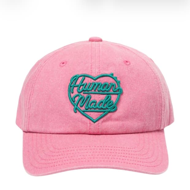 휴먼 메이드 6 패널 캡 #1 핑크