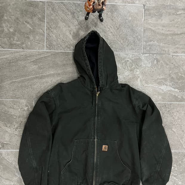 (XL) 칼하트 후드 덕 액티브 자켓 J130 MOS 모스그린