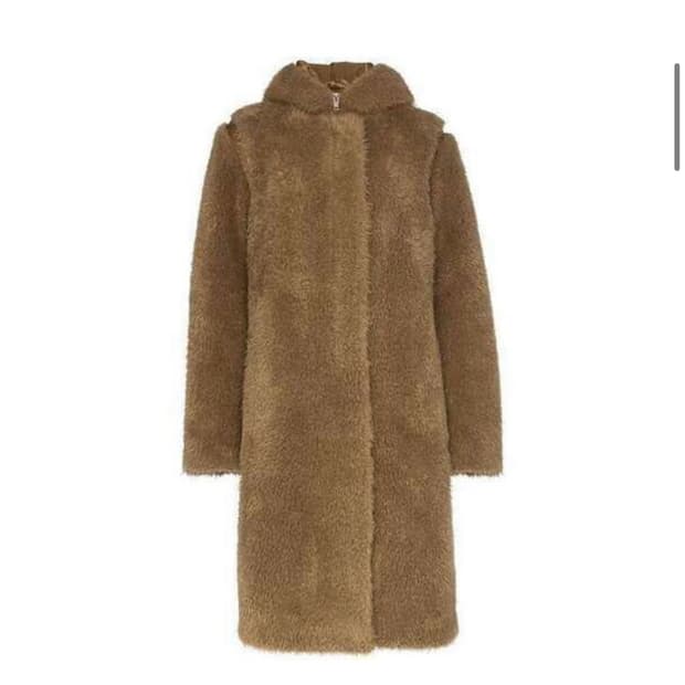 헬무트랭 레이어드 폭스 퍼코트 자켓