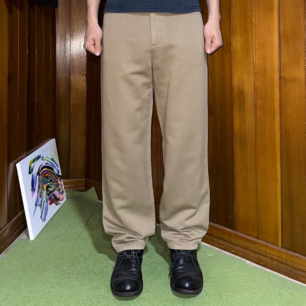 Pas De Calais cotton linen work pants