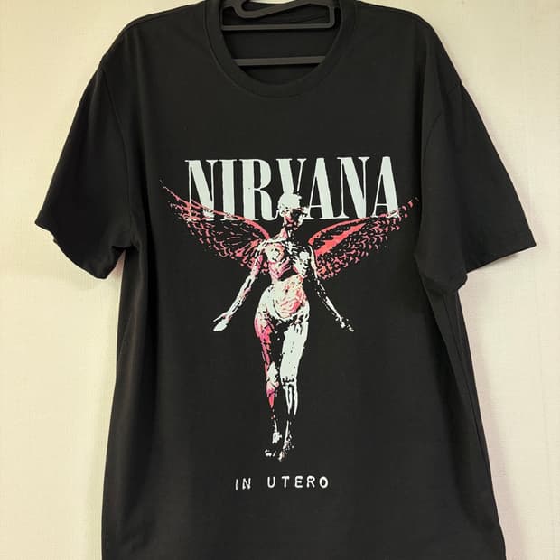 NIRVANA 너바나 빈티지 부틀렉 밴드티 반팔 티셔츠