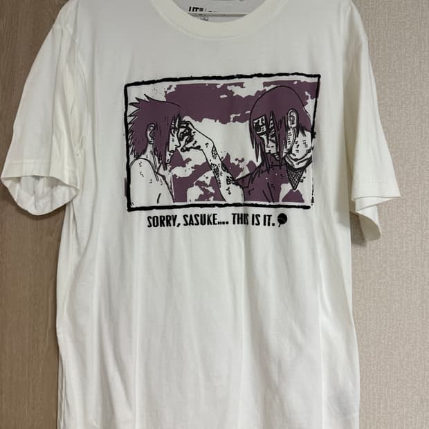 [L] 유니클로 UT 나루토 이타치 티셔츠