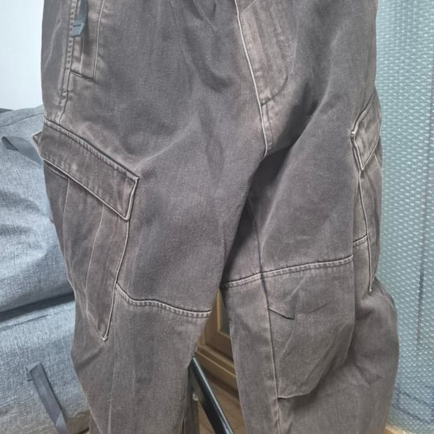 해칭룸 밀팬츠 3사이즈 워시드블랙