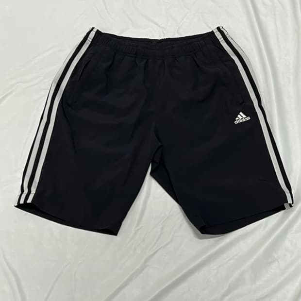 (S) 아디다스 삼선 우븐 숏츠 반바지