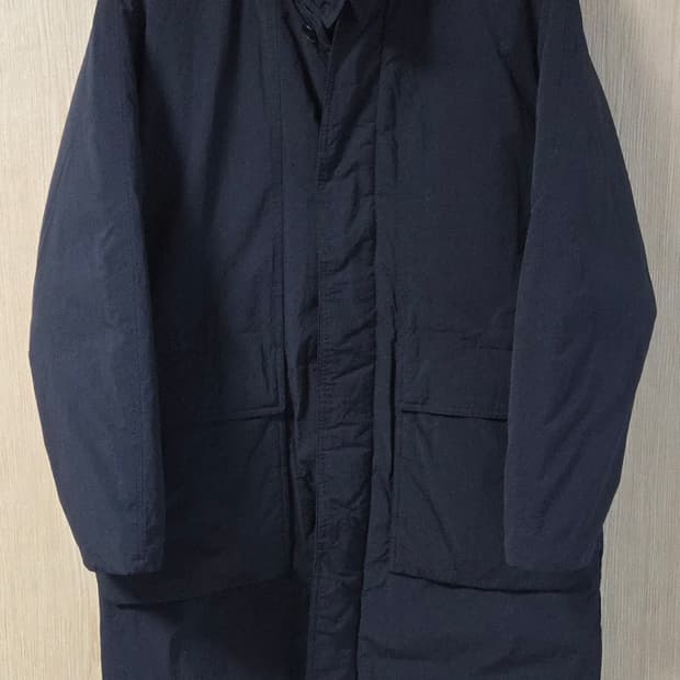 (착샷) 지오지아 앤드지 하이넥 다운 패딩 코트