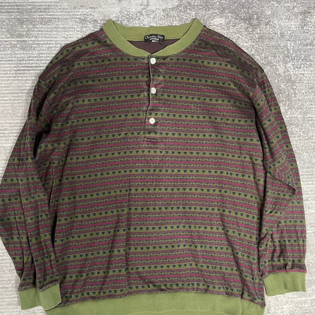 90s vintage Dior 헨리넥