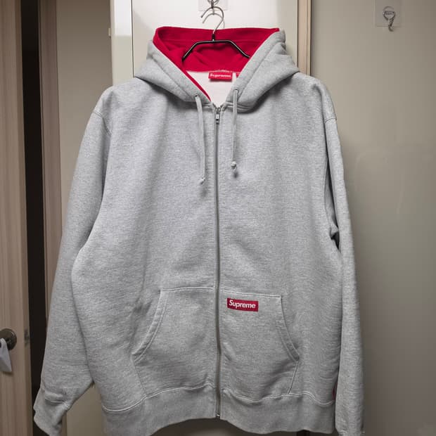 슈프림 페이스 마스크 후드집업 그레이