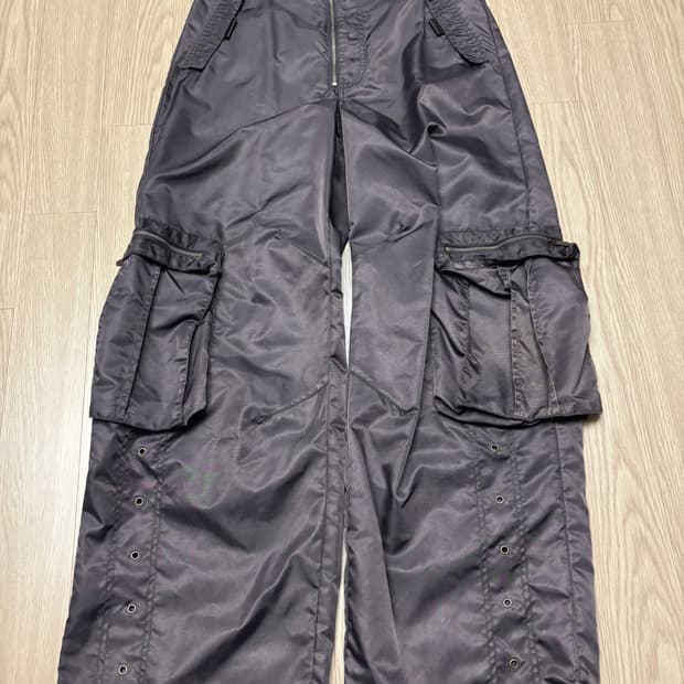 마뗑킴 카고 브라운 바지