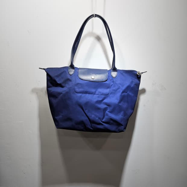 롱샴(Longchamp) 르플리아쥬 네이비 토트백 