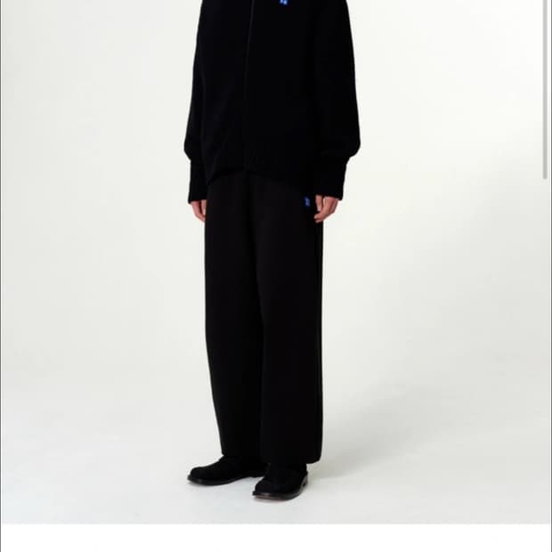 아더에러 시그니피컨트 니트집업 블랙XL