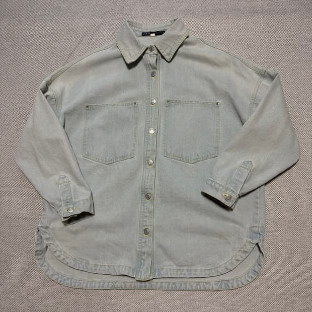 자라 데님 셔츠 자켓
