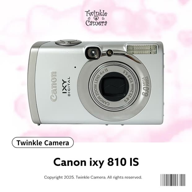 Canon ixy 캐논 익시 810 IS (익서스 950 IS)