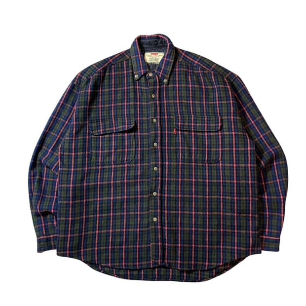 리바이스 체크 울 셔츠