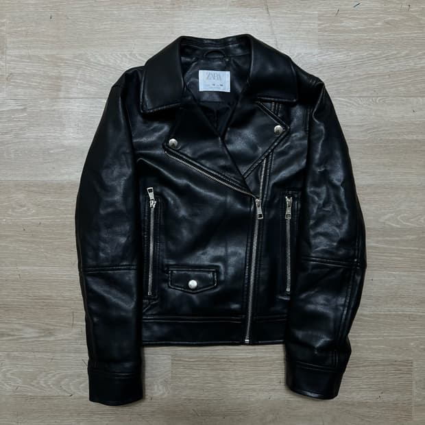 자라 키즈 싱글라이더 가죽 자켓