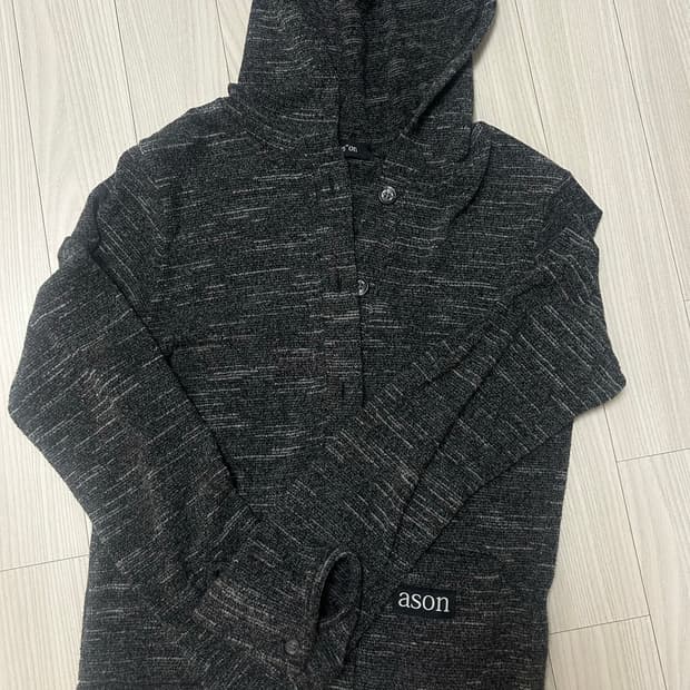 ason 차콜가디건