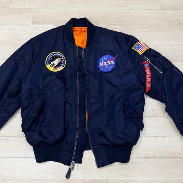 [배송 가능] 알파인더스트리 MA-1 NASA 항공점퍼
