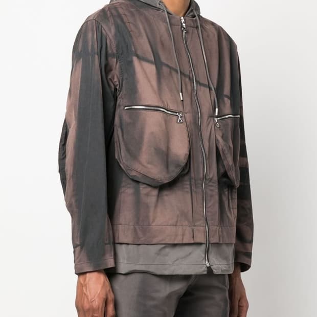  Jiyongkim 레이어드 후드 자켓 M