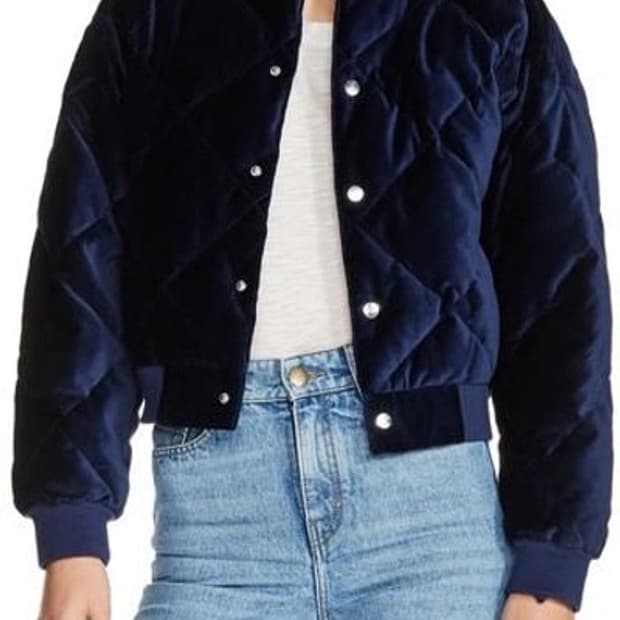 [정가90.새상품급] maje 벨벳 봄버 패딩 자켓 마쥬 한섬