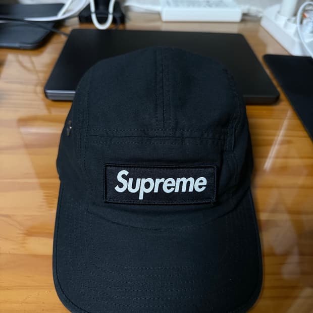슈프림 밀리터리 캠프캡 24fw 블랙