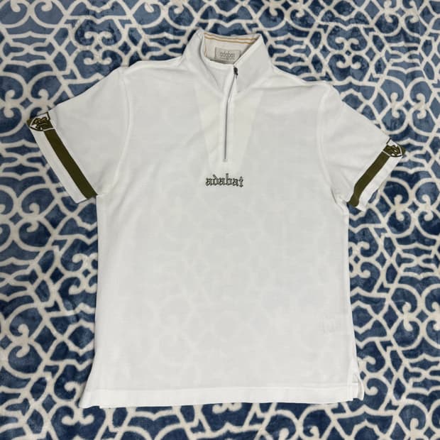 빈티지) 카키 반팔 반집업 adabar 라이프이즈웻 루베클 오공이 502