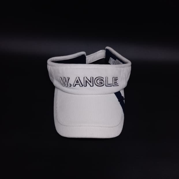 와이드앵글 골프 코듀로이 썬캡 남성용