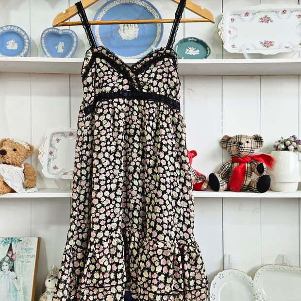 플라워 쉬폰 원피스