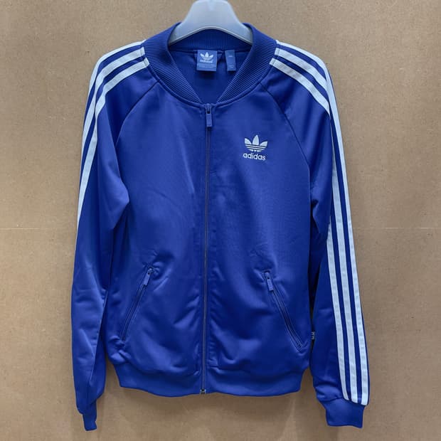 아디다스 블루 트랙탑 져지