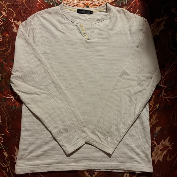 THRUXTON  henley neck long sleeve shirt