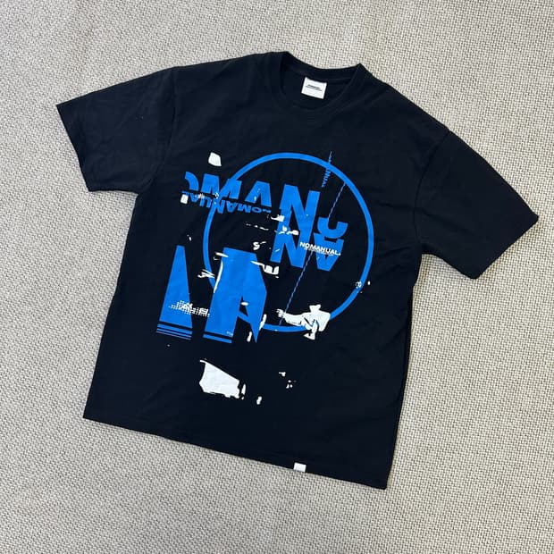 L 노매뉴얼 S.S PRINT 반팔티 0421D