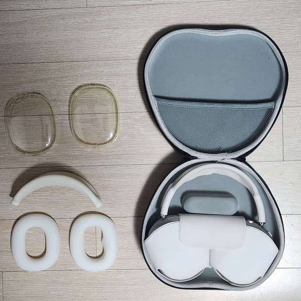 에어팟 맥스 실버+프리미엄 박스+추가구성품