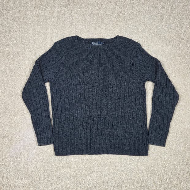 [폴로 랄프로렌] 빈티지 코튼 립 니트 스웨터 | 00259