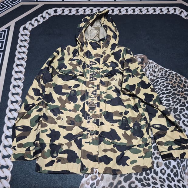 90's 베이프 BAPE OG 황계 카모 스노우 파카 L 정품