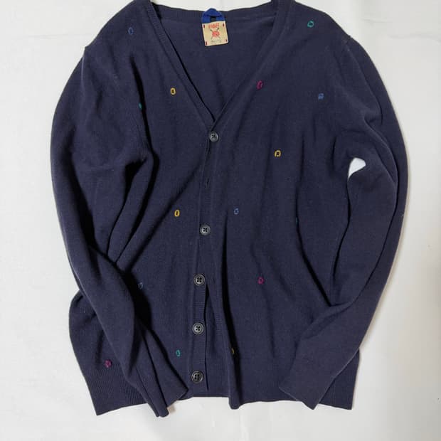 BOB 비오비 자수 울 가디건