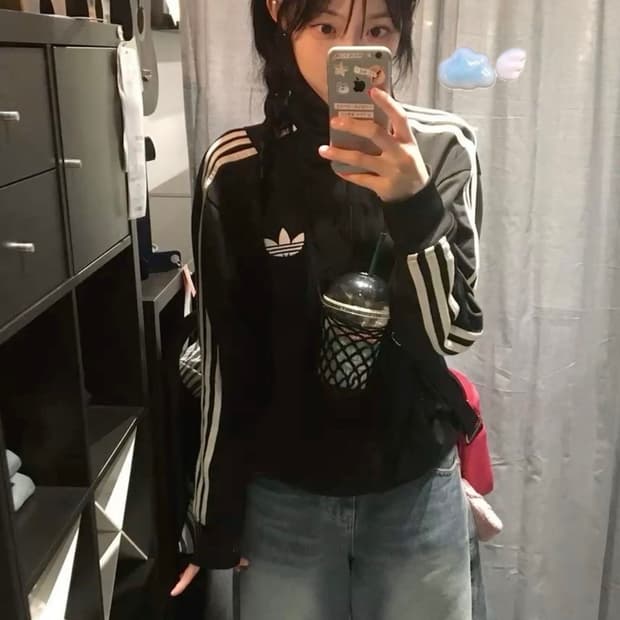 🐰아디다스 구파버 데일리 블랙 져지🖤