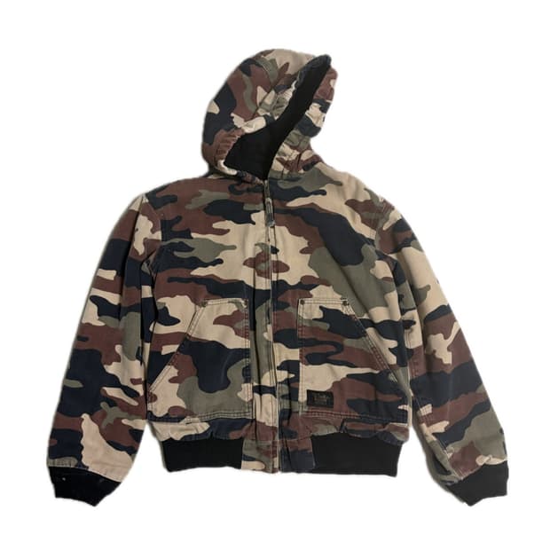카모 패턴 빈티지 자켓
