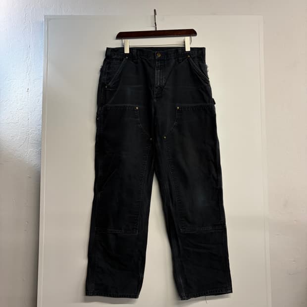 35-30“ 칼하트 B136 더블니 BLK Mexico 17s