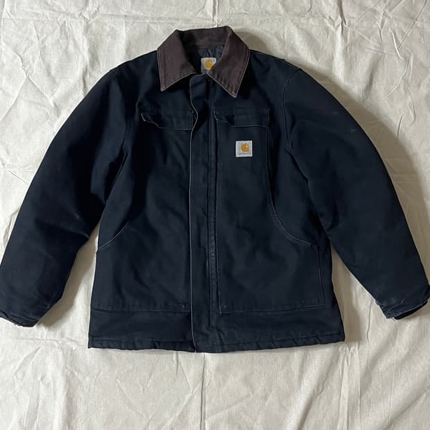 ⁠[42/102-105] 90s USA제 칼하트 J02 BLK 아크틱 퀼