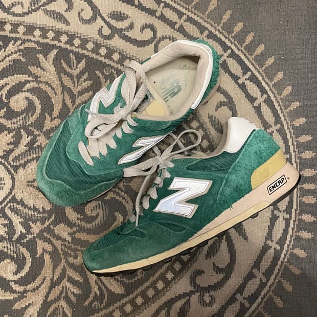 뉴발란스 X 에임레온도르 1300 그린 스니커즈  