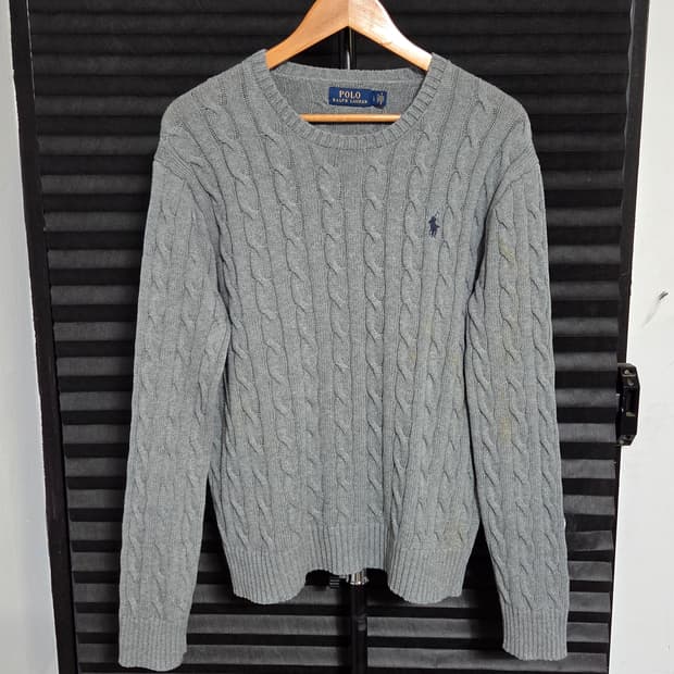 [폴로 랄프로렌] 코튼 케이블 니트 스웨터 | 00197