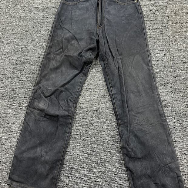쿠시타니 빈티지 가죽 팬츠 