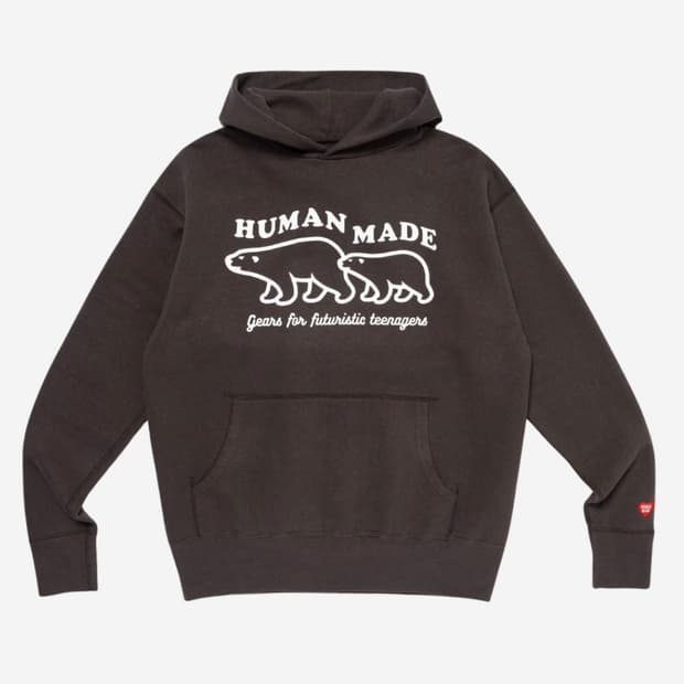 (L)휴먼 메이드 츠리아미 후드 블랙 HM26CS017