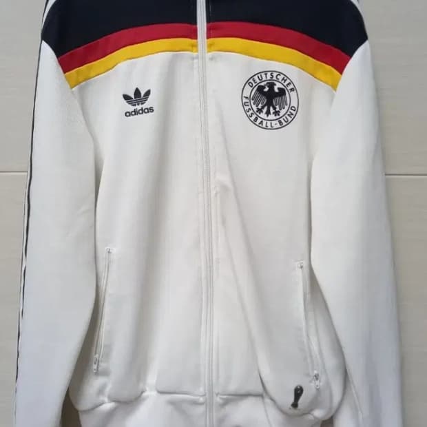 아디다스 희귀 독일 국대 트랙탑 저지 져지집업 100/L