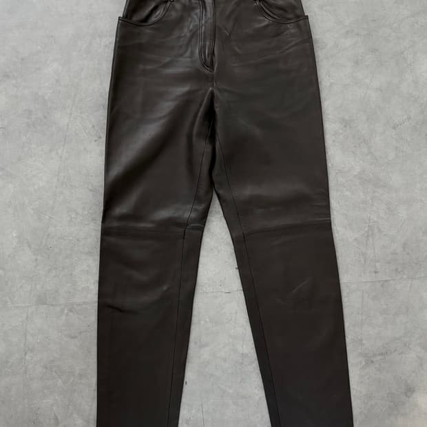 Versace 베르사체 레더 팬츠 