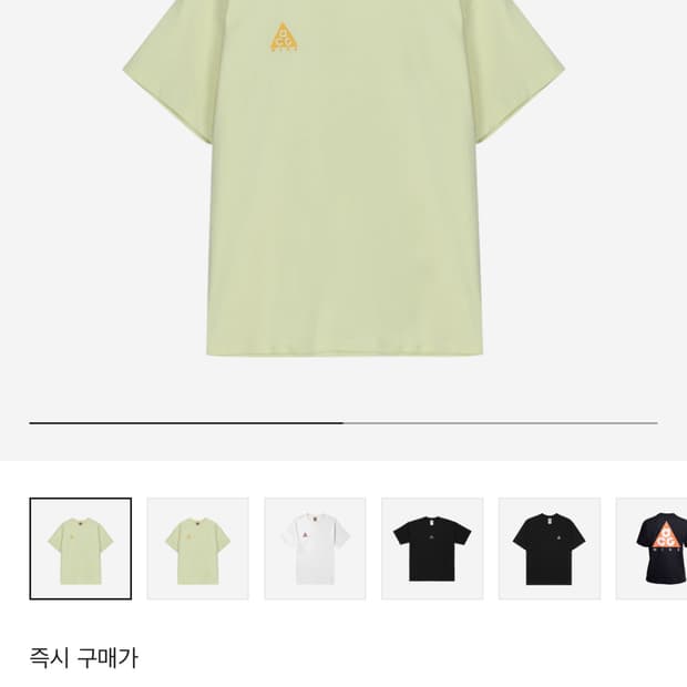 나이키 ACG 로고 티셔츠 루미너스 그린 - US/EU