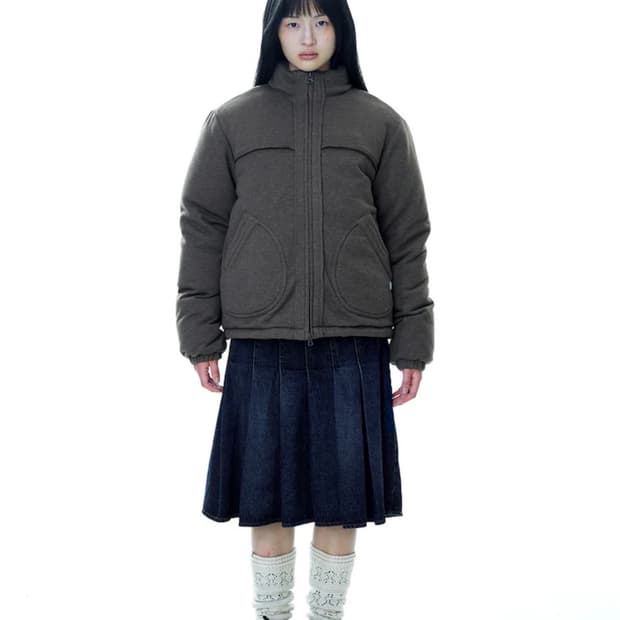 새상품 코이세이오 COYSEIO 코지 스웨트 다운 자켓