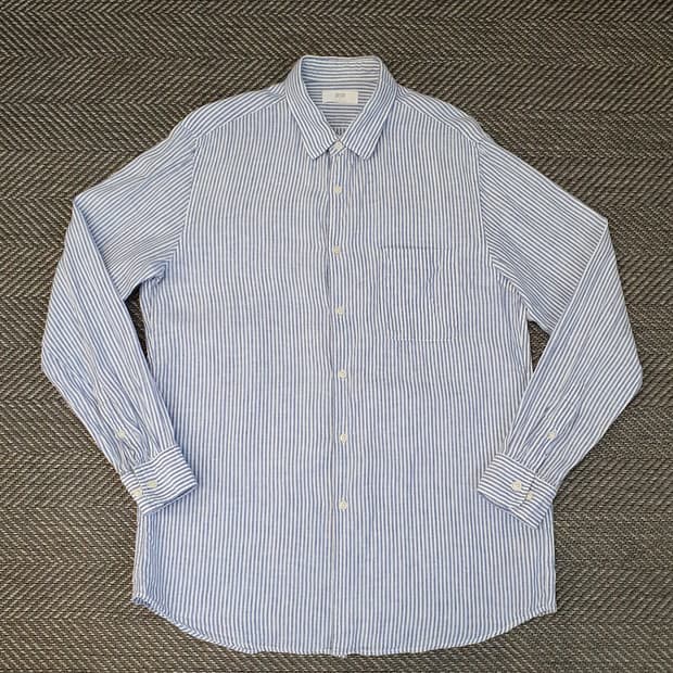 유니클로 마100 스트라이프 셔츠 남자105