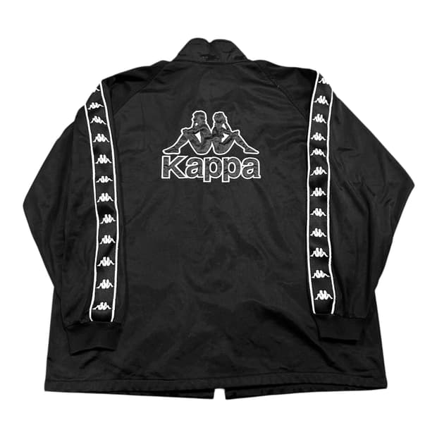 ✨ (바배) 카파 올드스쿨 빅로고 블랙 바람막이